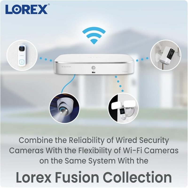 Lorex Timbre de puerta inteligente WiFi con cable 2K para seguridad - Imagen 7