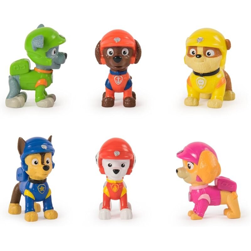 Paw Patrol Rescue Wheels Juego de 6 Figuras de Acción para Niños