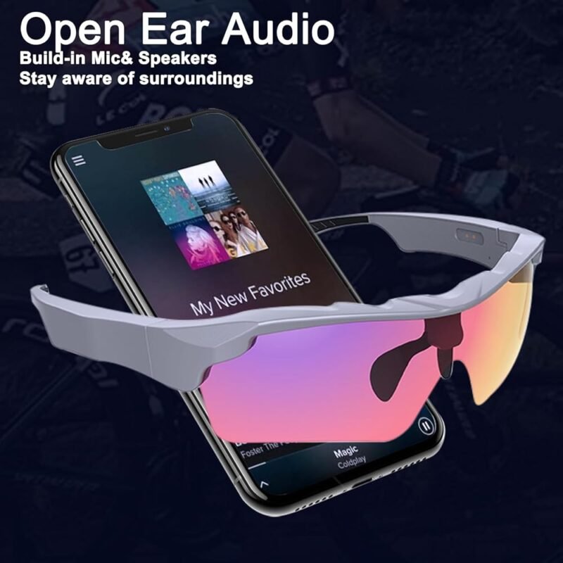 Smart Glasses Bluetooth con Protección UV y Sonido Estéreo - Imagen 4