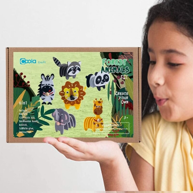 Coola Kit de Manualidades de Animales Juguetes Educativos para Niños - Imagen 7