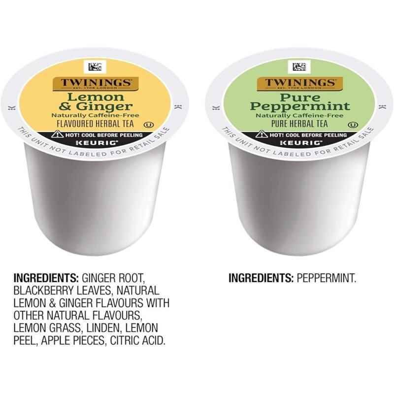 Twinings K-Cups de té de hierbas Menta y Limón Jengibre 48 unidades - Imagen 5