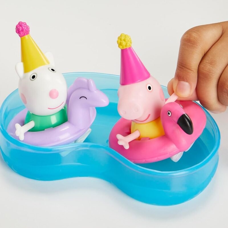 Peppa Pig Peppa's Pool Party Playset con 2 figuras y 4 accesorios - Imagen 3