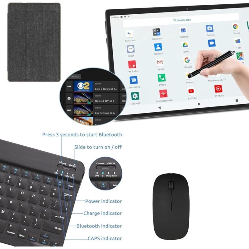 CUPEISI Tablet Android 13 de 10 pulgadas 10 GB RAM y Teclado - Imagen 4