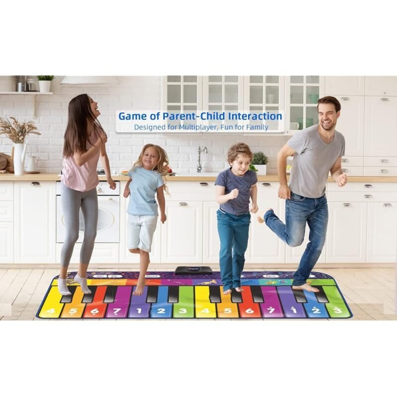 SUNLIN Alfombrilla de Piano Gigante de 6 Pies para Niños - Imagen 2