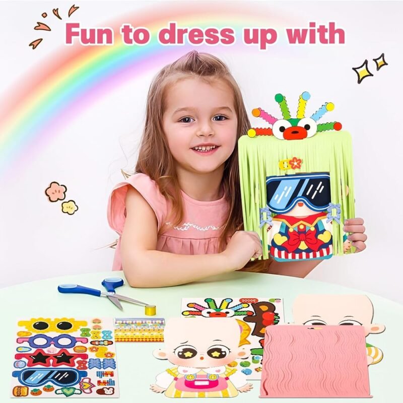 Weceit Kit de Manualidades de Diseño de Peinado para Niñas de 8 a 12 Años - Imagen 6