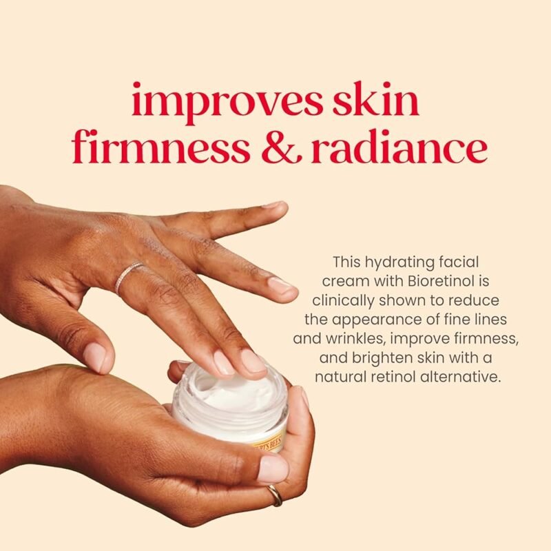 Burt's Bees Crema Facial Reafirmante Renovadora Antienvejecimiento 50 ml - Imagen 3