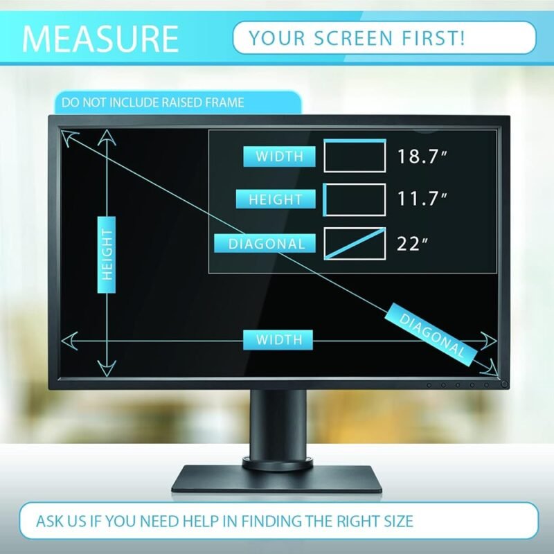 Filtro de pantalla de privacidad EZ-Pro para monitor de 22 pulgadas - Imagen 5