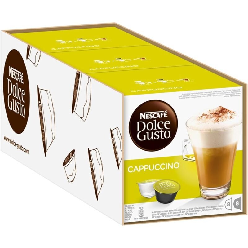 NESCAFE Dolce Gusto Cappuccino 3x16 Gorras de Café - Imagen 2