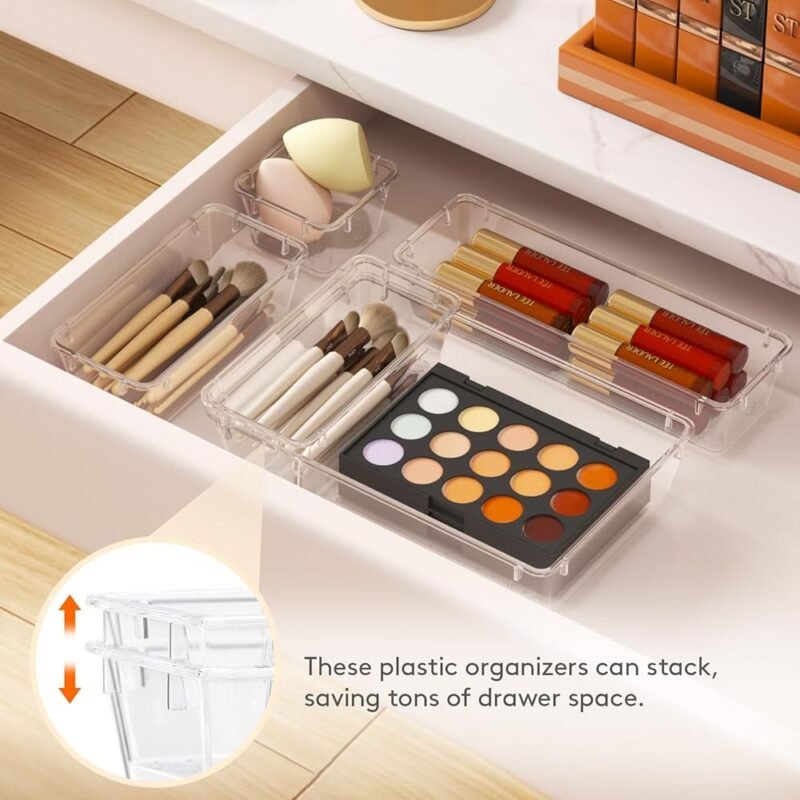 Lifewit Organizador de Cajones 28 Piezas para Almacenamiento Personalizado - Imagen 5