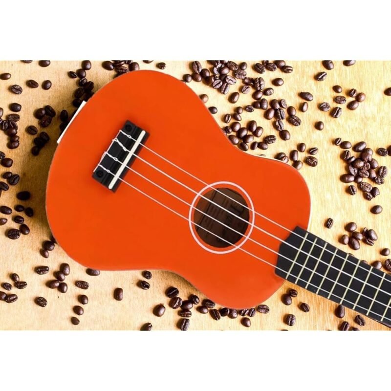 Ukelele Soprano Trendy 21 Pulgadas para Principiantes Color Naranja - Imagen 6