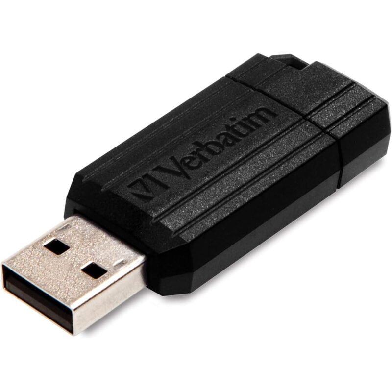 Verbatim Unidad Flash USB 2.0 128 GB Pinstripe Negra