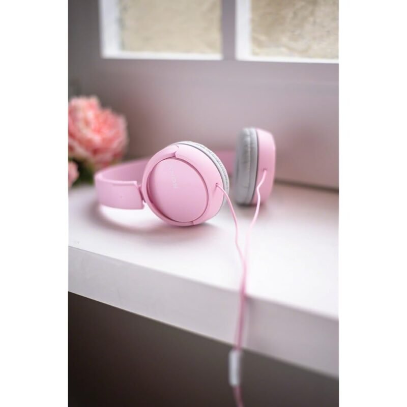 Sony Auriculares Estéreo ZX Rosa con Sonido Equilibrado - Imagen 2