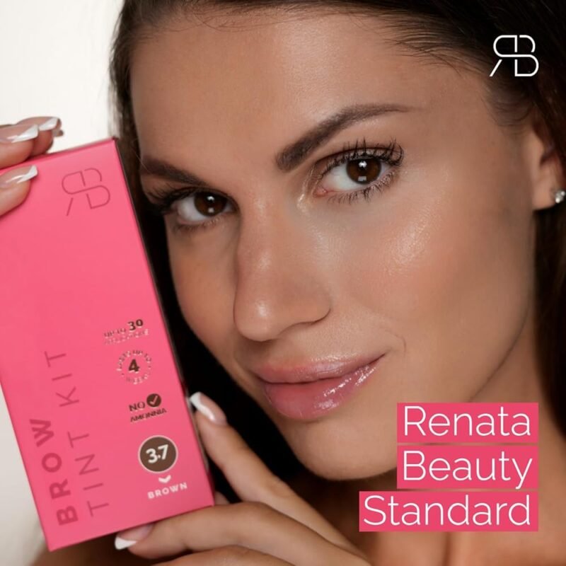 RB RENATA BEAUTY Kit de tinte de cejas con color y cepillo para un estilo perfecto - Imagen 8