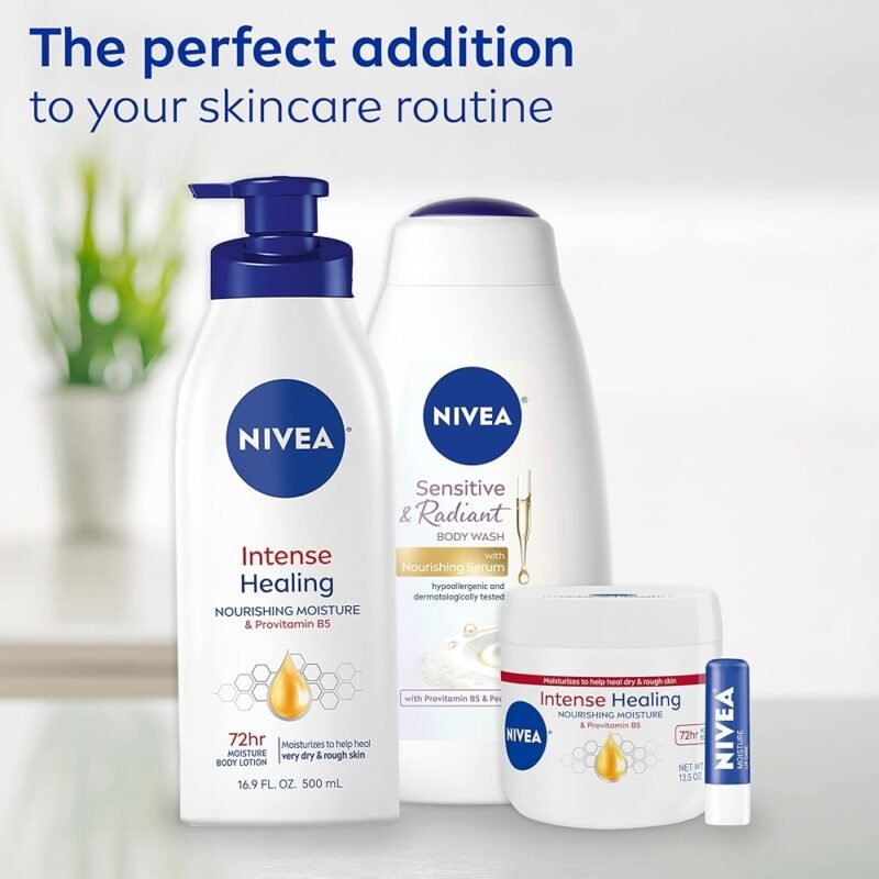 Nivea Crema Corporal Curativa Intensa Hidratante Diario para Piel Seca 13.5 Onzas - Imagen 8