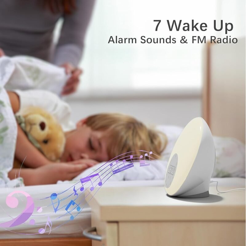 Reloj Despertador de Amanecer para Niños y Adultos con Sonidos Naturales - Imagen 5