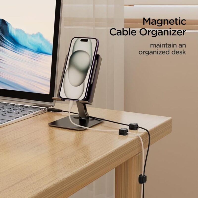 CAPERCASE Paquete de 6 Clips Magnéticos para Organización de Cables - Imagen 2