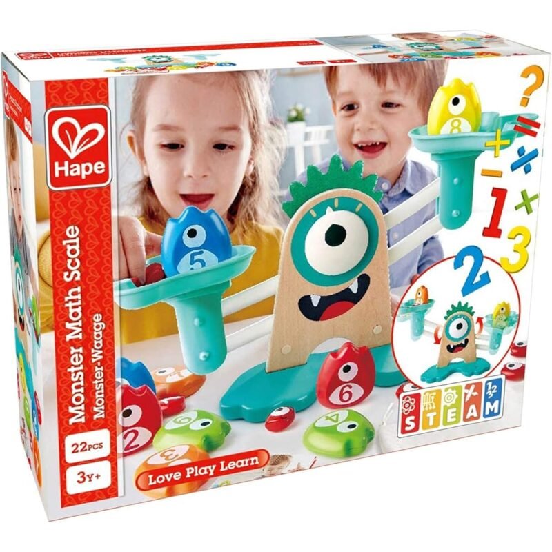 Hape Escala de Matemáticas Monstruo Juego Educativo para Niños - Imagen 4