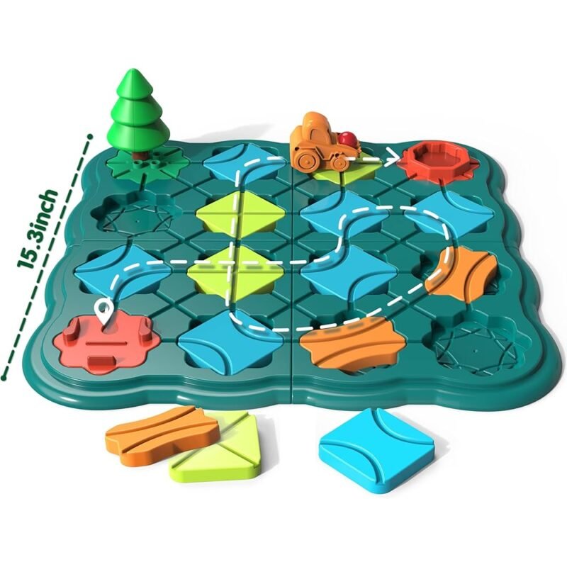 Juguetes para niños Logic Road Builder juegos de mesa STEM - Imagen 8