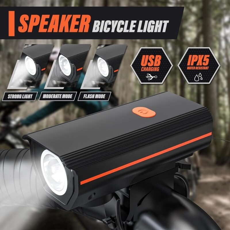 Kunhak Luces de Bicicleta Recargables Ultra Brillantes para Montar de Noche - Imagen 2