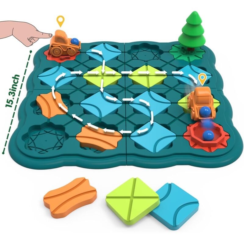 Juguetes para niños Logic Road Builder juegos de mesa STEM