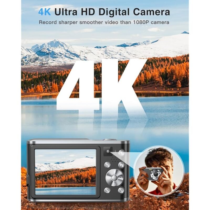 Cámara Digital 4K con Enfoque Automático 48 MP para Niños - Imagen 3