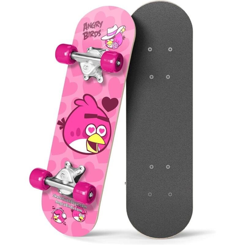 Angry Birds Mini Patineta de Madera para Niños de 3 a 5 Años