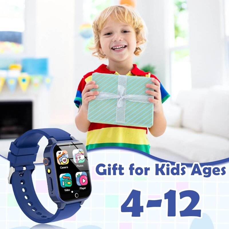 Reloj Inteligente para Niños Luyiilo con Juegos y Cámara HD - Imagen 8