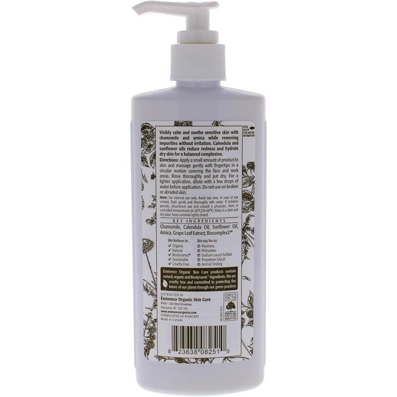 ÉMINENCE Limpiador de manzanilla Calm Skin para piel sensible 8.4 oz - Imagen 3