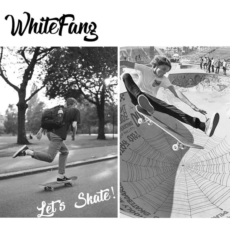 WhiteFang Patineta Completa para Principiantes de 31 x 7.88 Pulgadas - Imagen 7