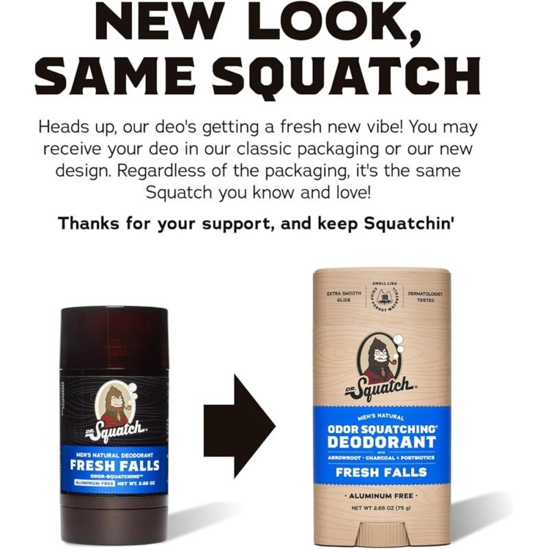 Dr. Squatch Desodorante Natural para Hombre sin Aluminio Pack de 2 - Imagen 2