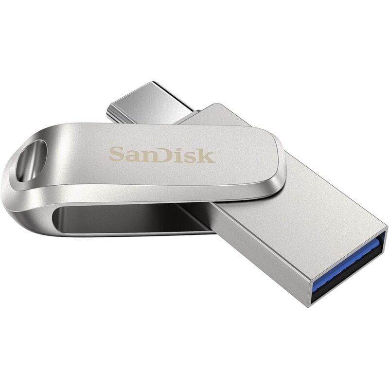 SanDisk Unidad Ultra Dual Luxe USB Tipo C 1 TB Plata - Imagen 6