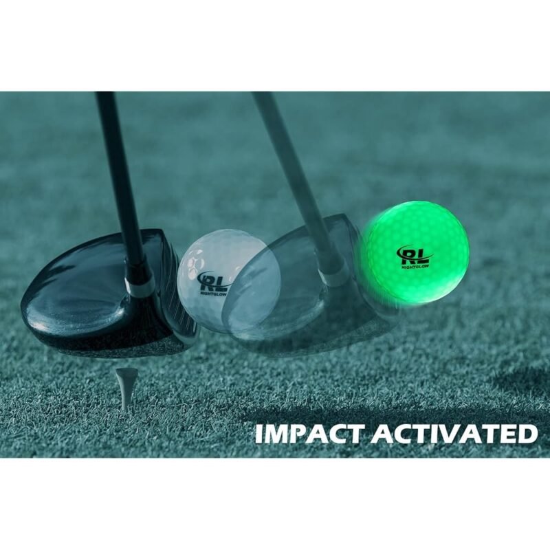 R&L Pelotas de Golf Brillantes en la Oscuridad con Luz LED - Imagen 5