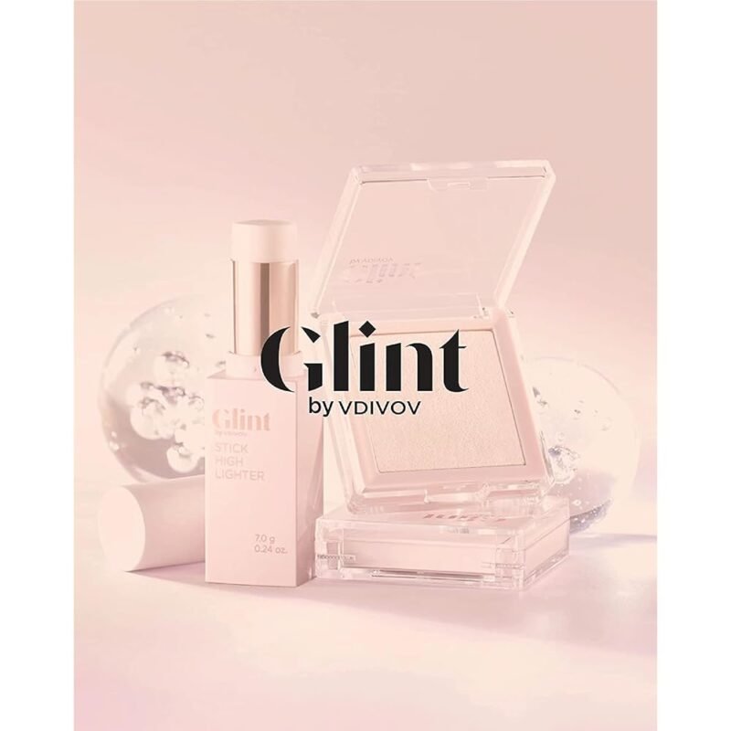 GLINT Glow Pearl Base Hidratante Brillo Rosa Champán 1.0 fl oz - Imagen 7