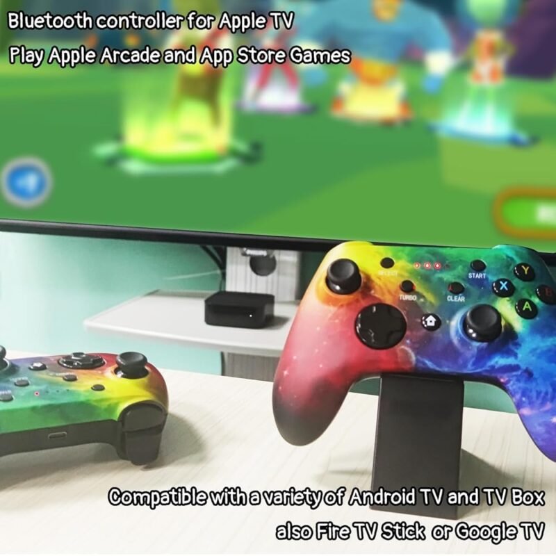 WZUICOV Controlador Bluetooth para Juegos Móvil iPhone iPad Android Switch PC - Imagen 4