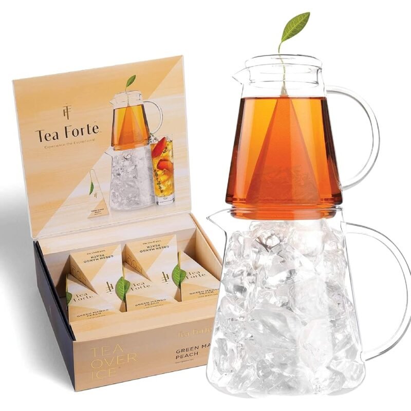 Tea Forte Jarra de Té Sobre Hielo y Mezclas de Infusores de Té