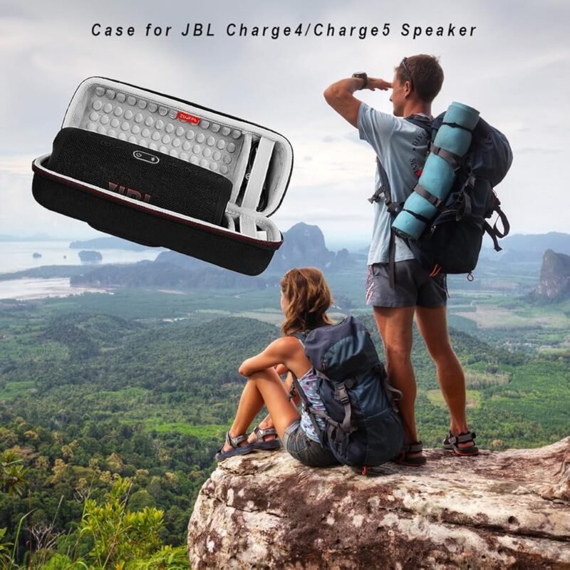 ZUJFPL Funda Rígida EVA para JBL Charge 5 y Charge 4 Altavoz Bluetooth - Imagen 4