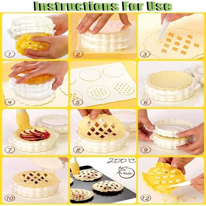 Mini Plato para Tartas 3 Formas Multiusos para Pasteles Hechos a Mano - Imagen 4