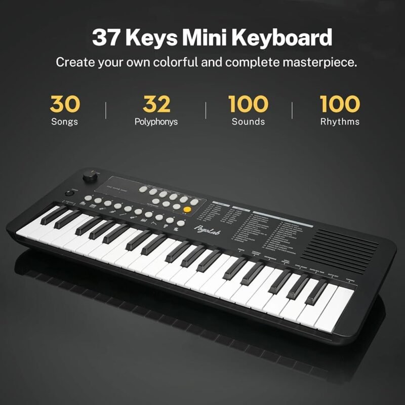 POGOLAB Mini Piano Teclado Portátil de 37 Teclas con Pantalla LED - Imagen 5