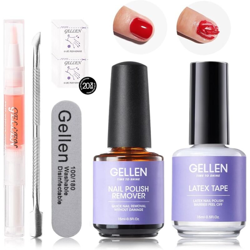 Gellen Kit removedor de esmalte de gel rápido y fácil en casa