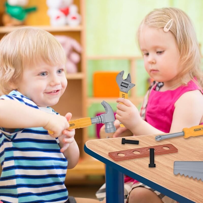 Juego de Herramientas para Niños con Taladro Electrónico y Bolsa - Imagen 3