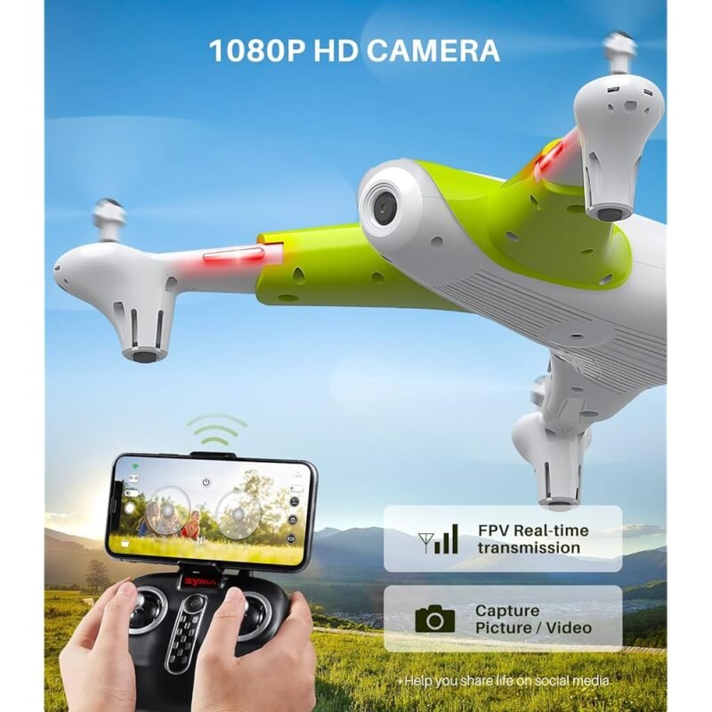 SYMA Drone con cámara 1080P FPV y modos avanzados para todos - Imagen 2