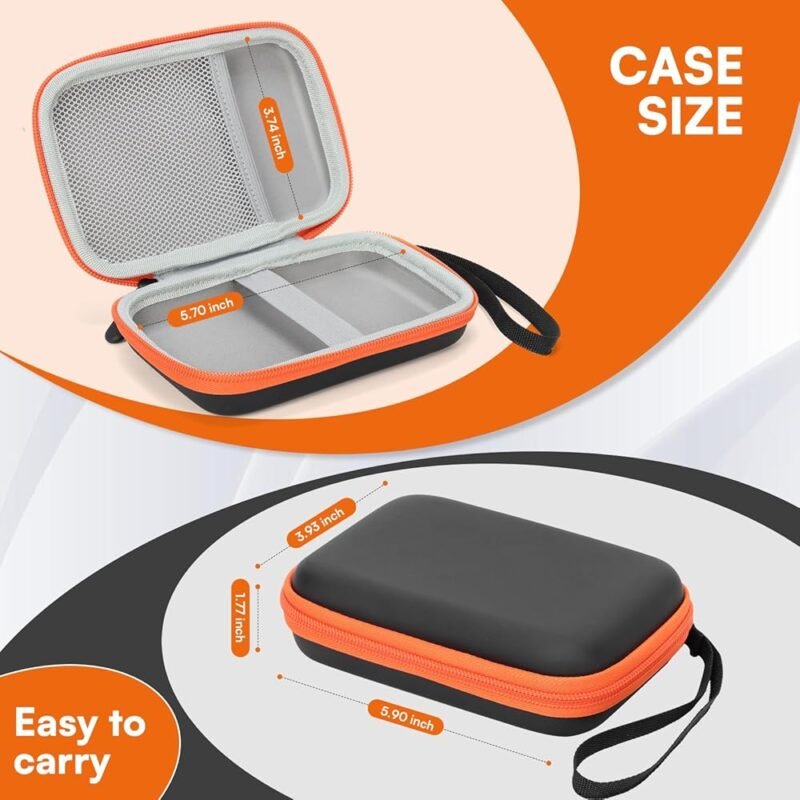 YUSSOT Funda Compatible con LaCie Rugged Mini 1TB 2TB 4TB 5TB Disco Duro Externo - Imagen 3