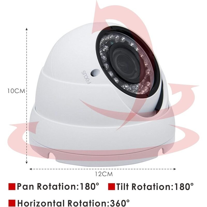 Cámara de Seguridad Vonnision 5 MP 4 en 1 TVI CVI AHD CCTV - Imagen 6