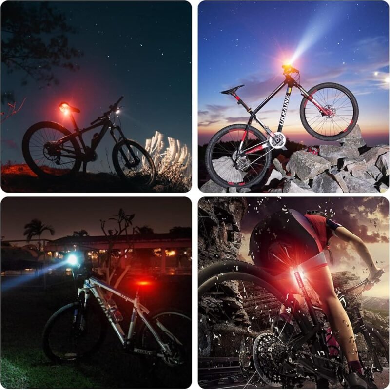 KASLIGHT Luces de Bicicleta LED Recargables 10000 Lúmenes para Noche - Imagen 7