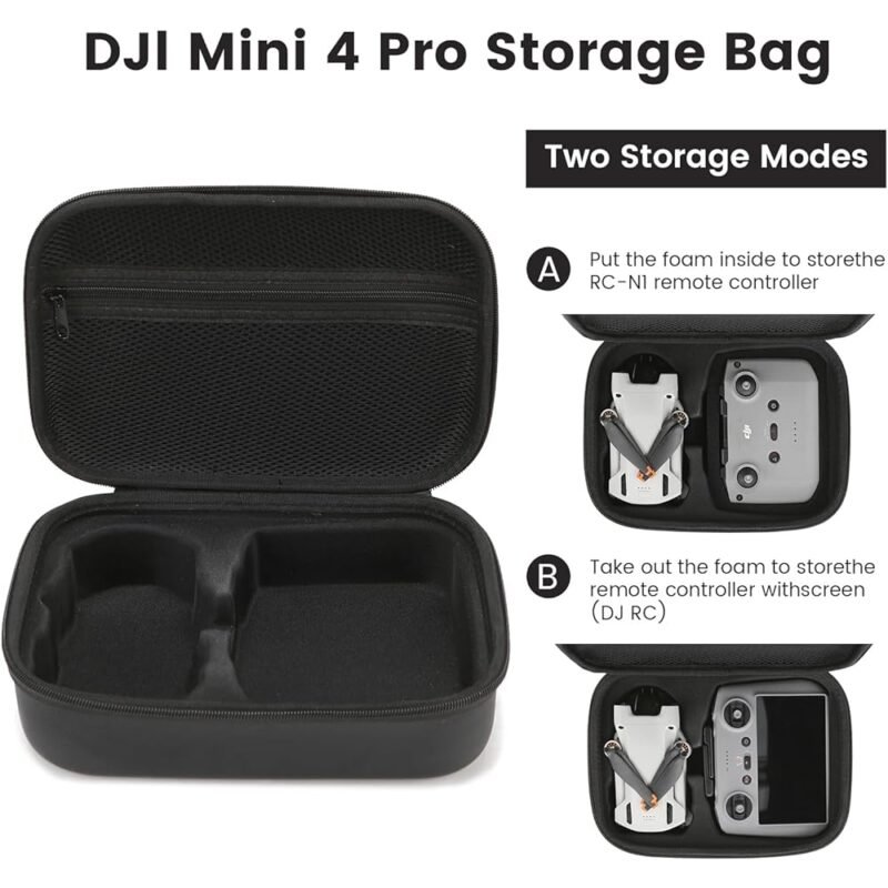 Funda de transporte para DJI Mini 4 Pro con diseño rígido y ligero - Imagen 2