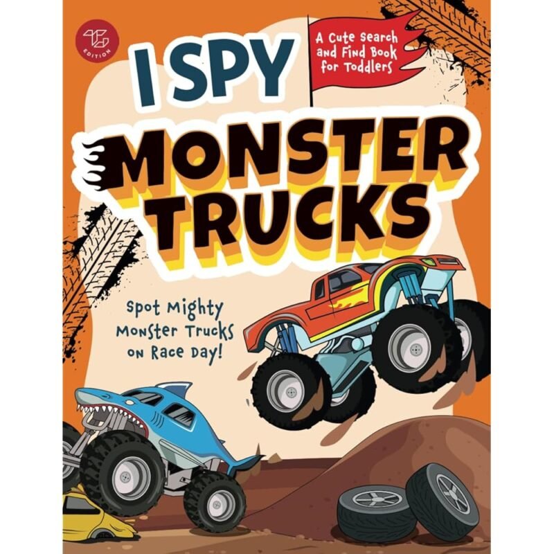 I Spy Monster Trucks Libro Infantil de Buscar y Encontrar