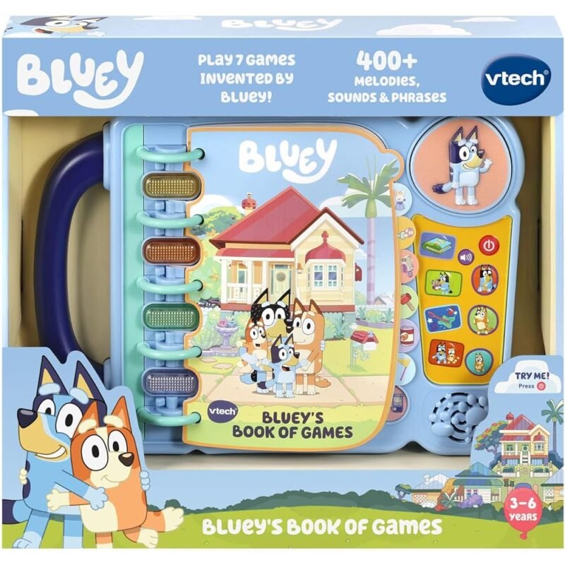 VTech Libro de Juegos de Bluey Interactivo para Niños - Imagen 6