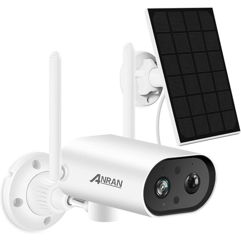 ANRAN Cámara de Seguridad Inalámbrica Solar 2K con Visión Nocturna