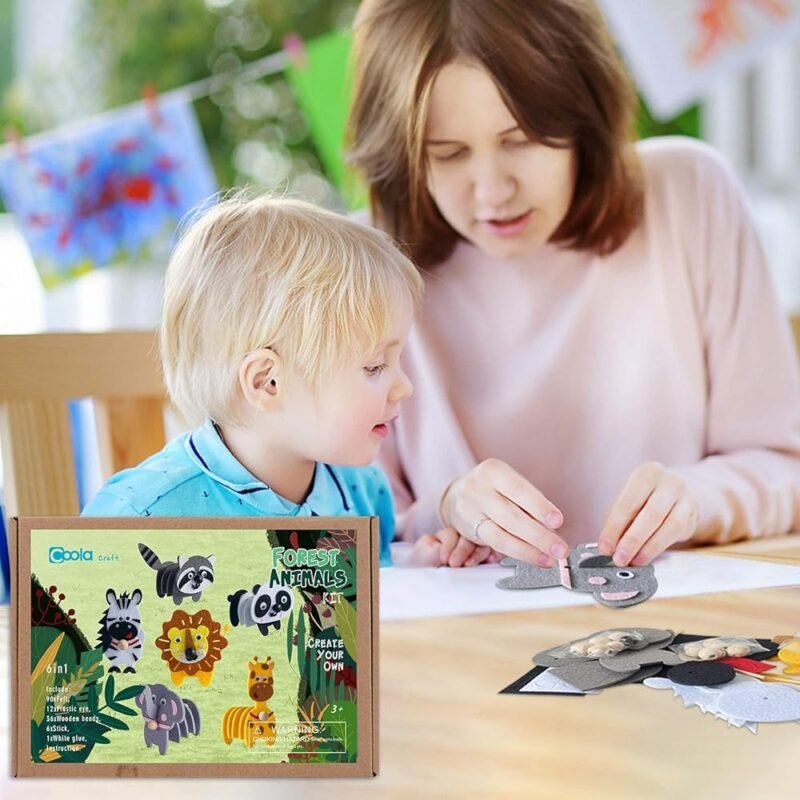 Coola Kit de Manualidades de Animales Juguetes Educativos para Niños - Imagen 5