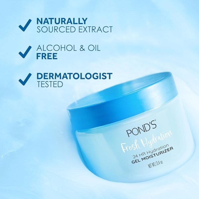 POND'S Hidratante Facial Ácido Hialurónico y Vitamina E 3.4 Onzas - Imagen 3